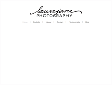 Tablet Screenshot of laurajanesphotography.com